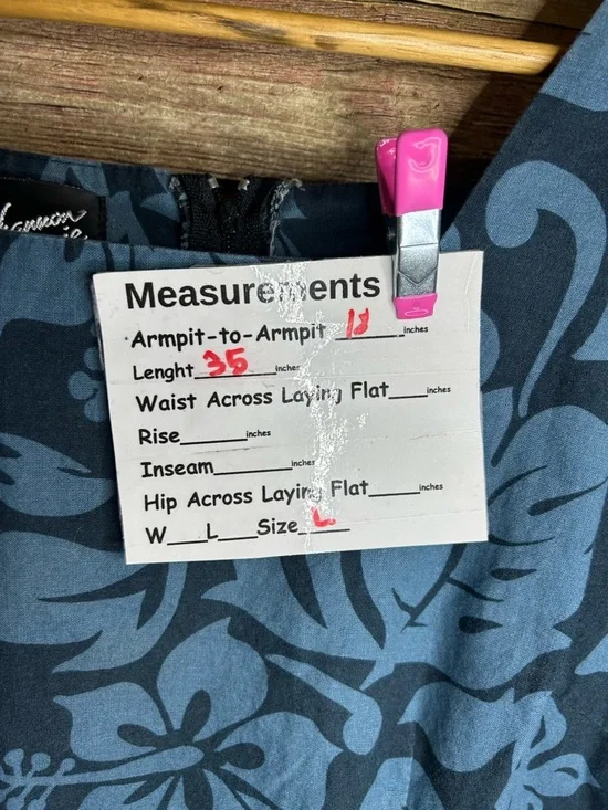 Shannon Marie Vintage Surfer Hawaiian Print Dress Women’s Size Large (12) - Picture 5 of 6